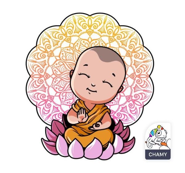 Маленькая картинка Будды