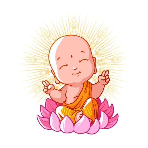 Малыш в лотосе