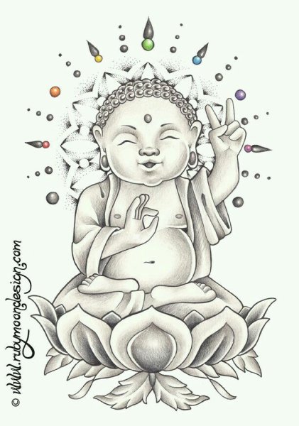 Будда Шакьямуни эскиз