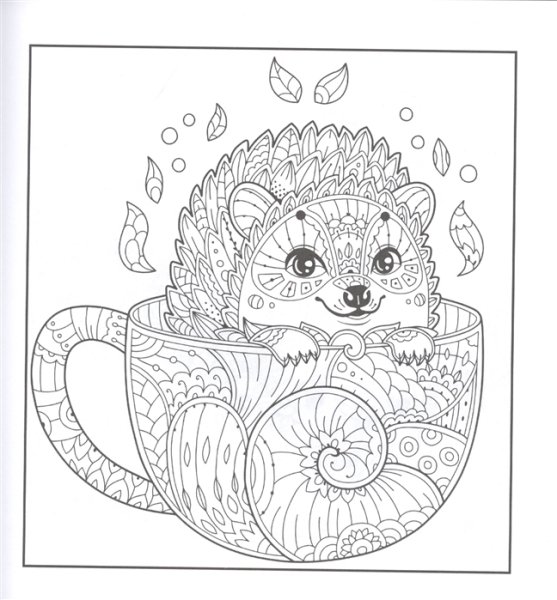 Раскраски антистресс прикольные