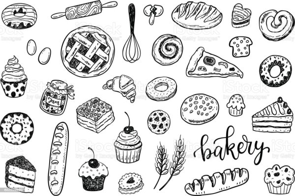 Булочка эскиз