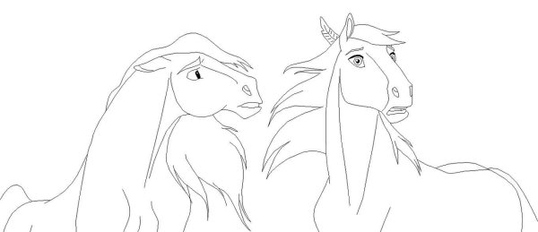 Раскраски спирит душа прерий 2