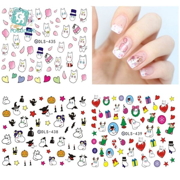 Маленькие наклейки на ногти