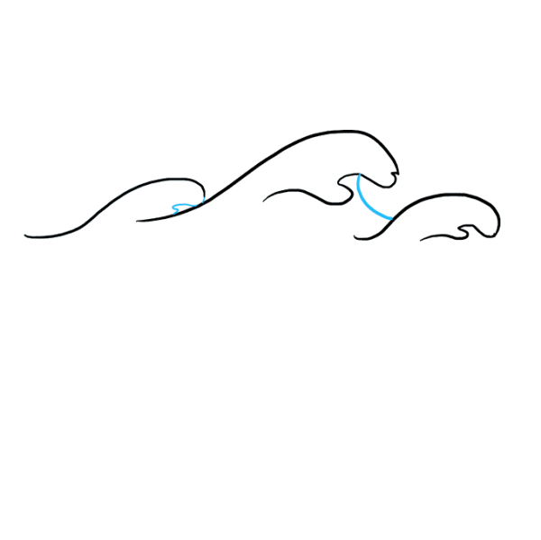 Рисунок волны легкий