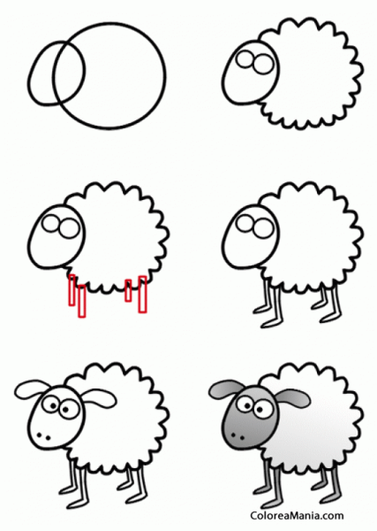 Поэтапное рисование для дошкольников