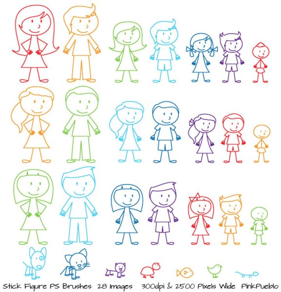 Нарисованный человечек