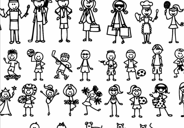 Рисуем человечков