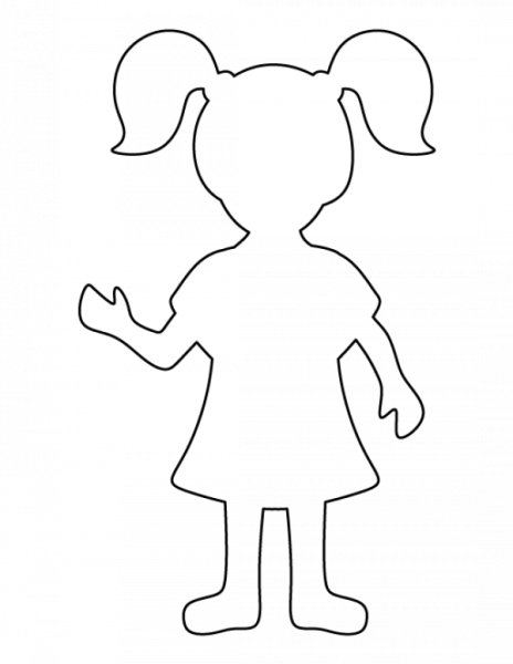 Трафарет человечка