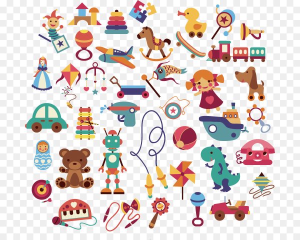 Нарисовать детские игрушки