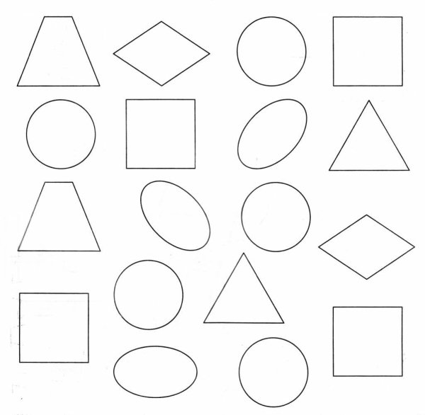 Геометрические фигуры для дошкольников