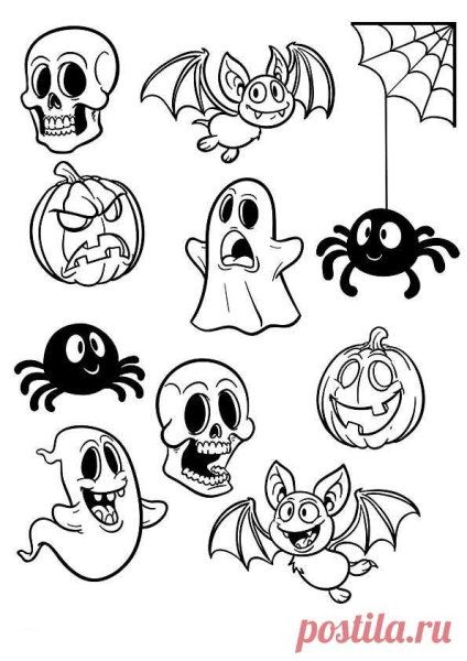 Маленькие рисуночки Хэллоуин