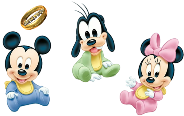 Микки и Плуто малыши