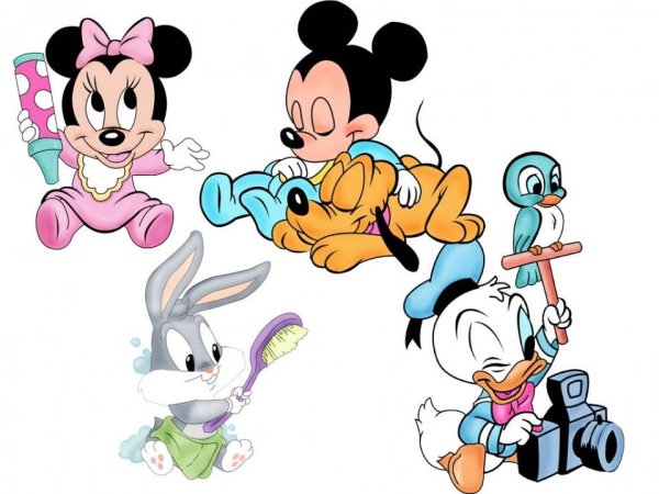 Микки и Минни Маус малыши