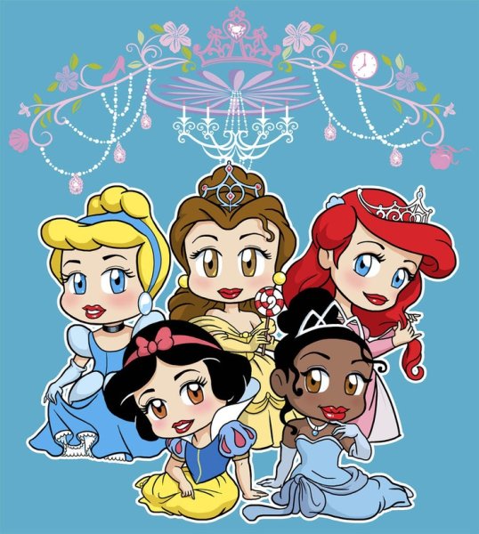 Чиби Disney Princess