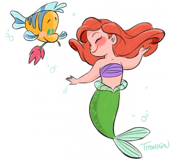 Ариэль в детстве