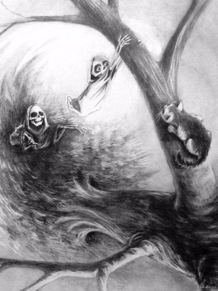 Смерть рисунок