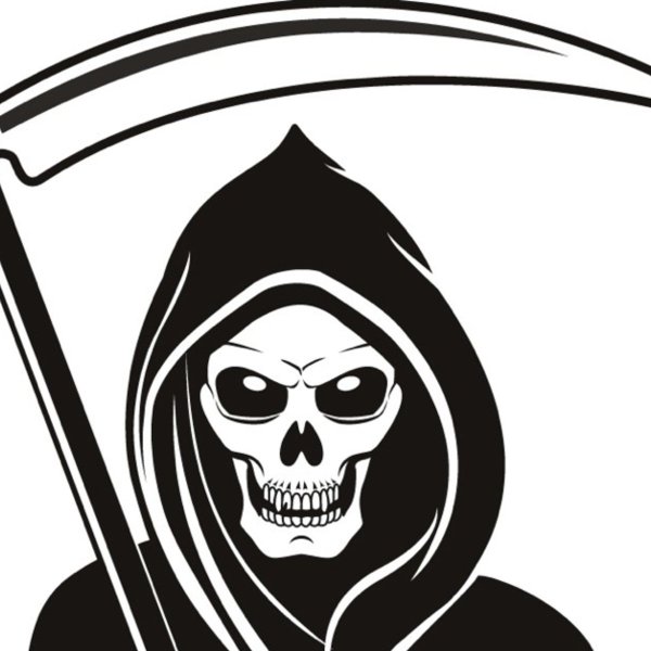 Смерть с косой эскиз