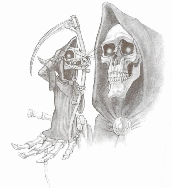 Смерть рисунок простой