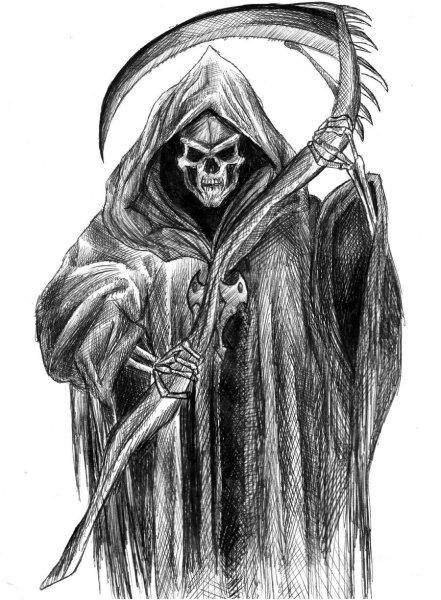 Grim Reaper тату