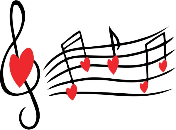 Валентинки с музыкальными группами