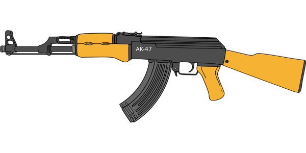 Автомат АК 47 вектор