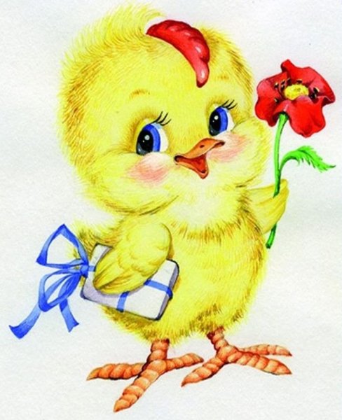 Цыпленок раскраска для детей