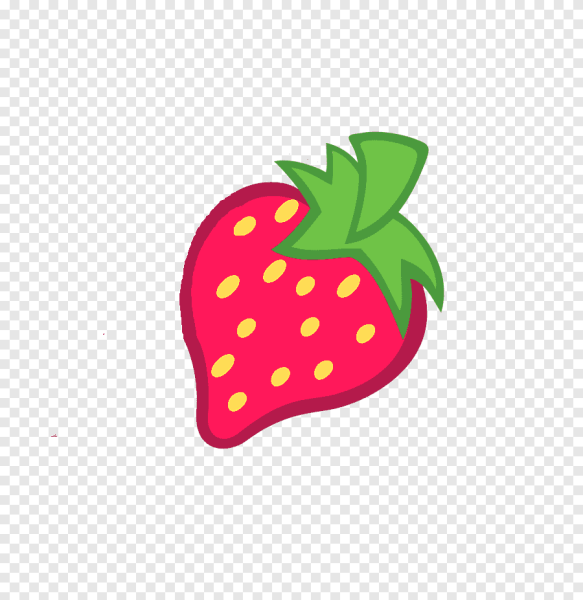 Клубника мультяшная маленькая