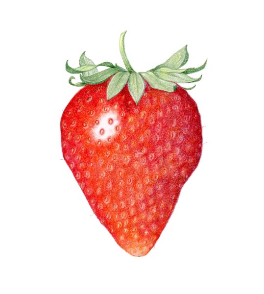 Клубника для рисования
