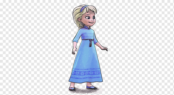 Маленькая Эльза в полный рост