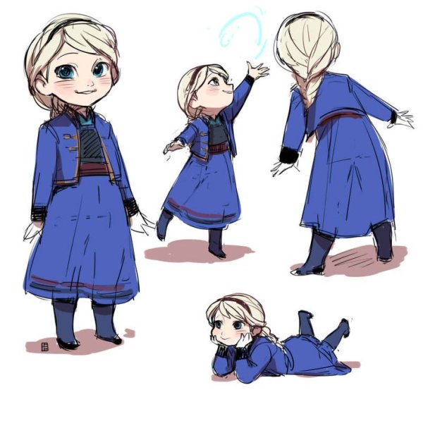 Эльза маленькая