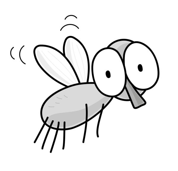 Муха мультяшная