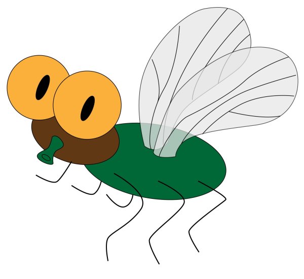 Нарисовать мушку