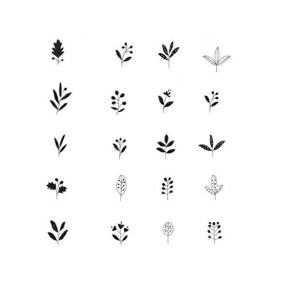 Тату хной маленькие