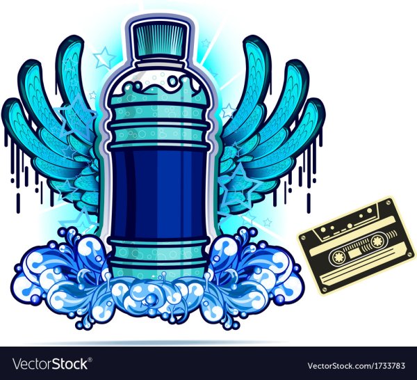 Энергетический напиток вектор