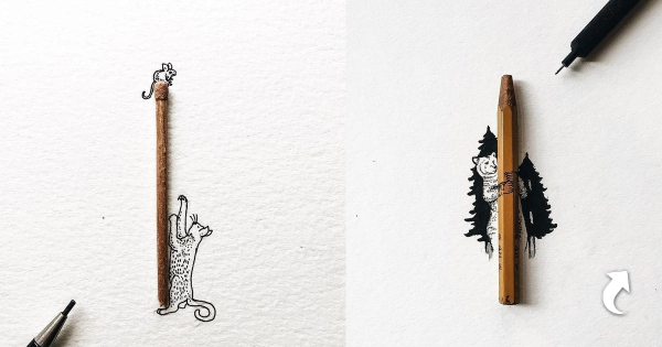 Красивые миниатюрные рисунки