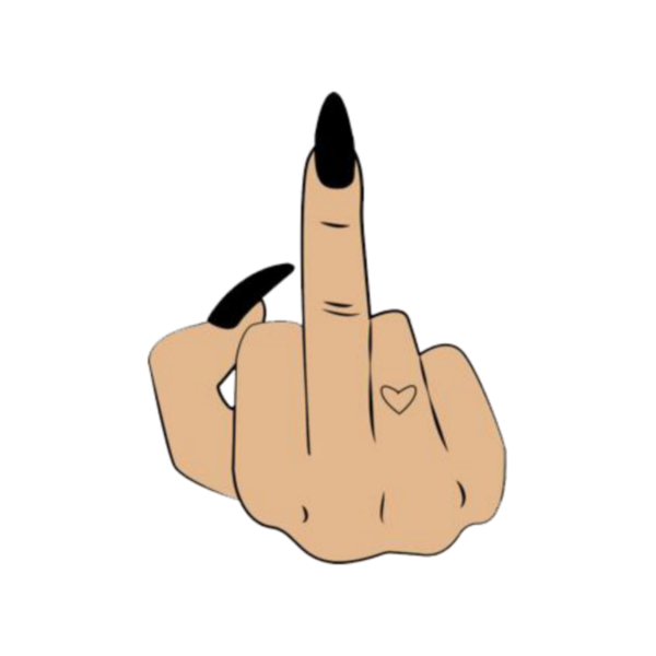 Нарисованный фак