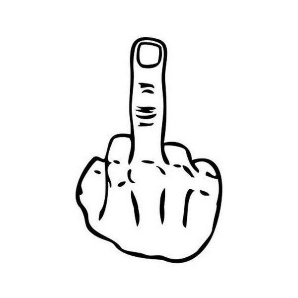 Фак с большим пальцем