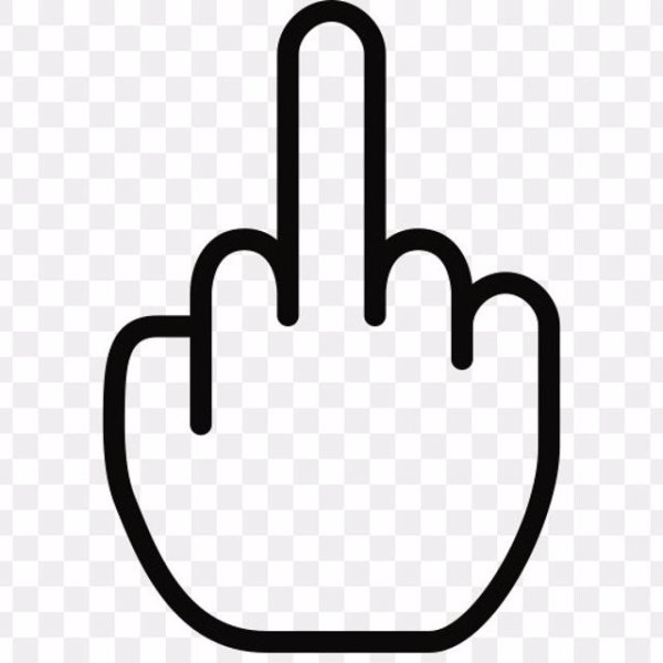 Фак без фона