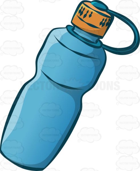 Бутылка черно белая