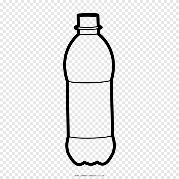 Бутылка алкоголя раскраска
