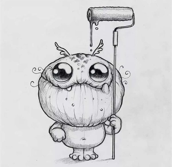 Монстрики для срисовки