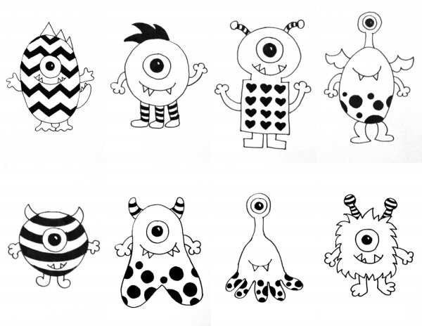 Дудлы монстрики