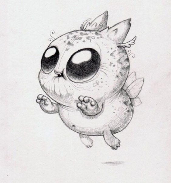 Милые рисунки карандашом