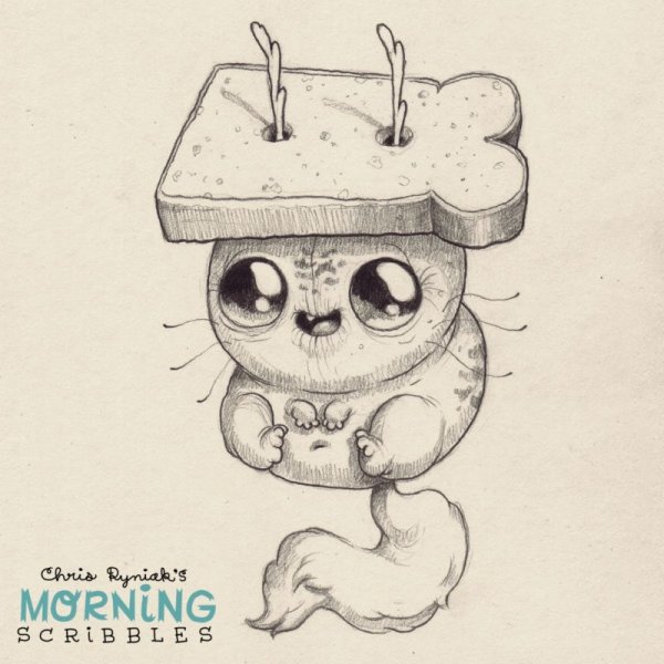 Рисуночки маленькие монстрики