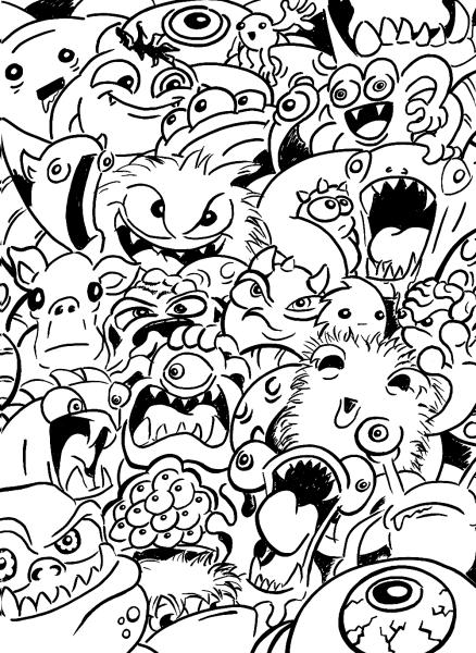 Монстрики скетч