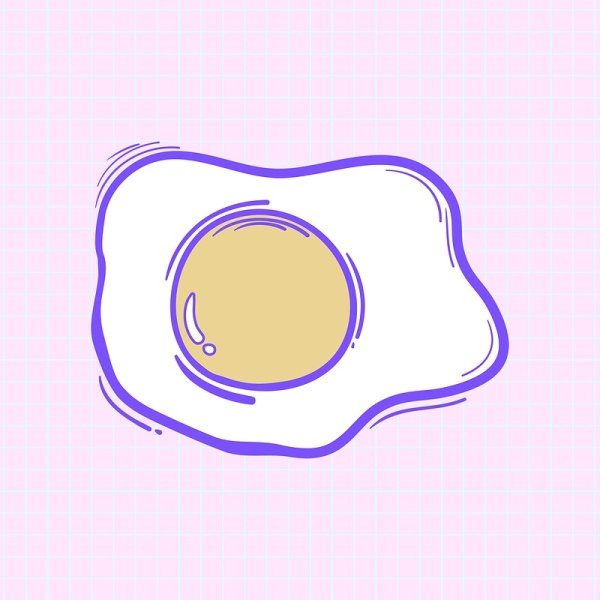 Рисунки для срисовки яичница