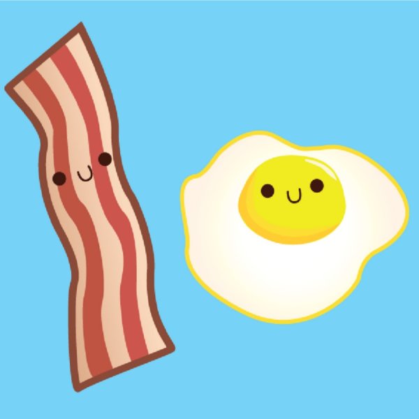 Нарисованный бекон