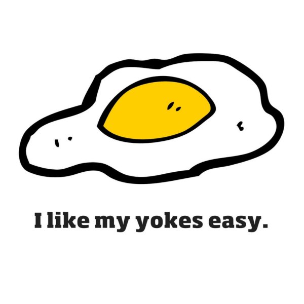 Яичница черно белая