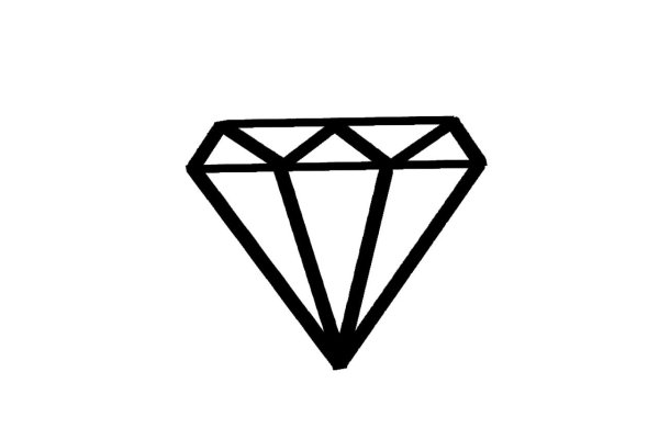 Раскраска бриллиант