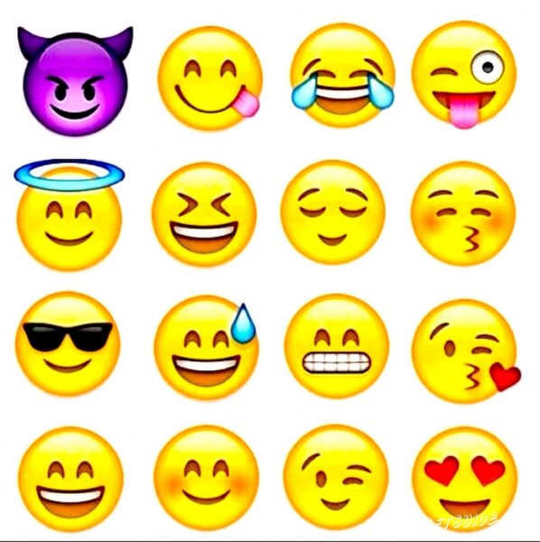 Рисунки смайлики для срисовки